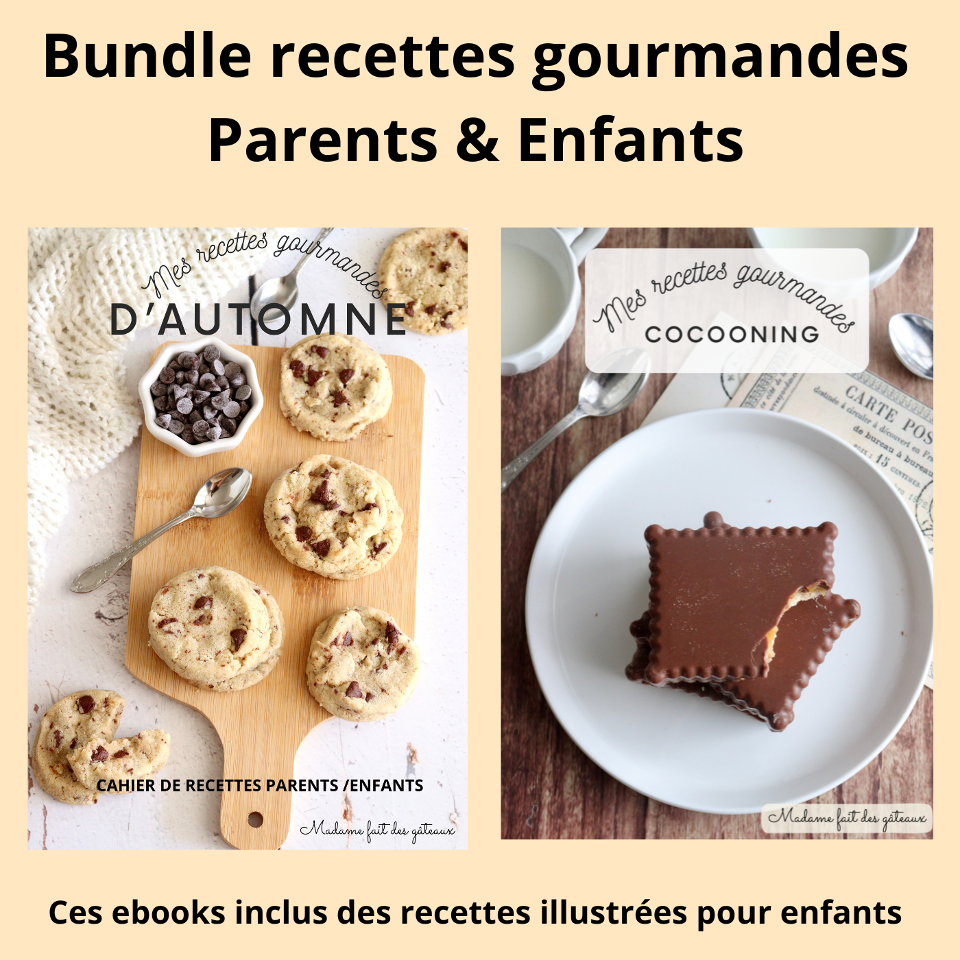 Bundle Ebooks livrets recettes parents-enfants